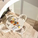 #22 Staywiz Us - Duplex Panoramic Sea View 2bdr, Ac, Swimpool, Parking, Petanque شقة