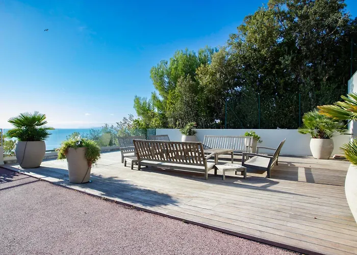 #22 Staywiz Us - Duplex Panoramic Sea View 2bdr, Ac, Swimpool, Parking, Petanque * Nice