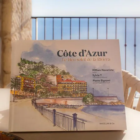 #22 Staywiz Us - Duplex Panoramic Sea View 2bdr, Ac, Swimpool, Parking, Petanque Daire Nice