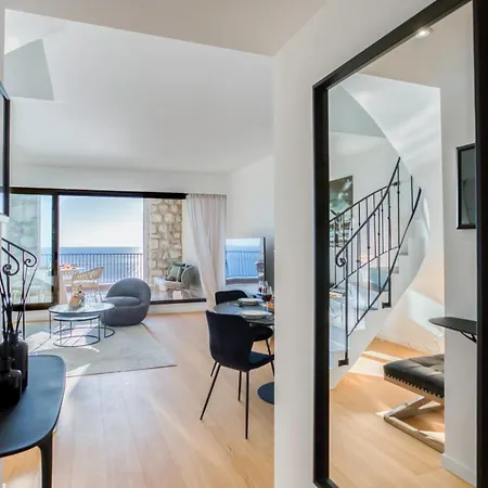 #22 Staywiz Us - Duplex Panoramic Sea View 2bdr, Ac, Swimpool, Parking, Petanque Daire *