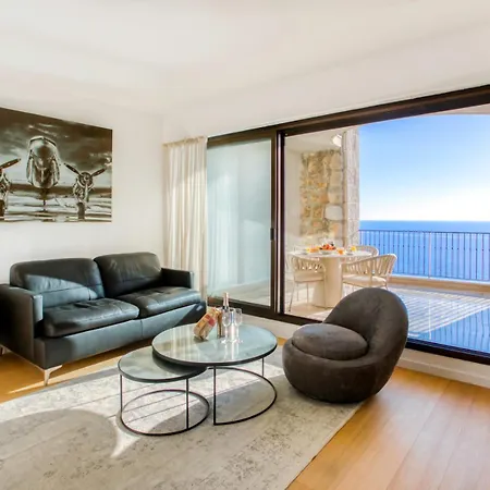 Daire #22 Staywiz Us - Duplex Panoramic Sea View 2bdr, Ac, Swimpool, Parking, Petanque