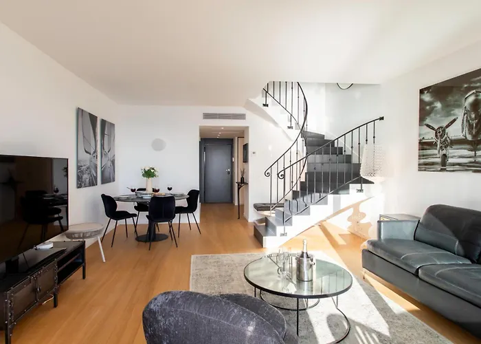 דירה Satywizus #22- Duplex Panoramic Sea View 2bdr, Ac, Swimpool, Parking, Petanque *